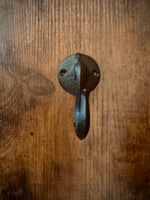 Rustic Cast Iron Hook - Old West Iron