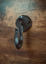 Rustic Cast Iron Hook - Old West Iron