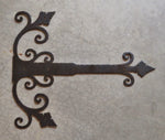 XL Old California Hacienda Wrought Iron Faux Hinge Strap - Old West Iron