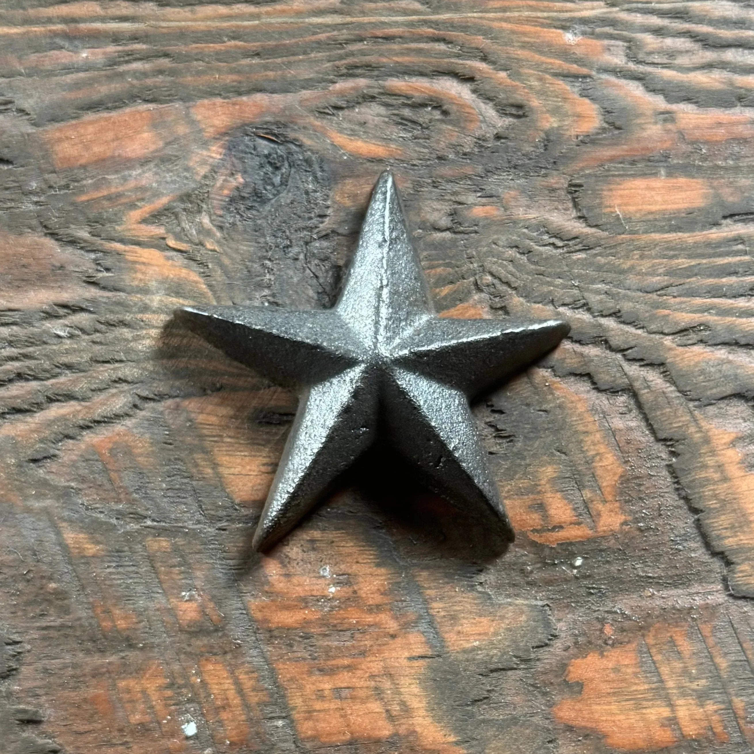1/4" Federal Iron Star Nut - Old West Iron