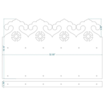 Isabelline Iron Kick Plate