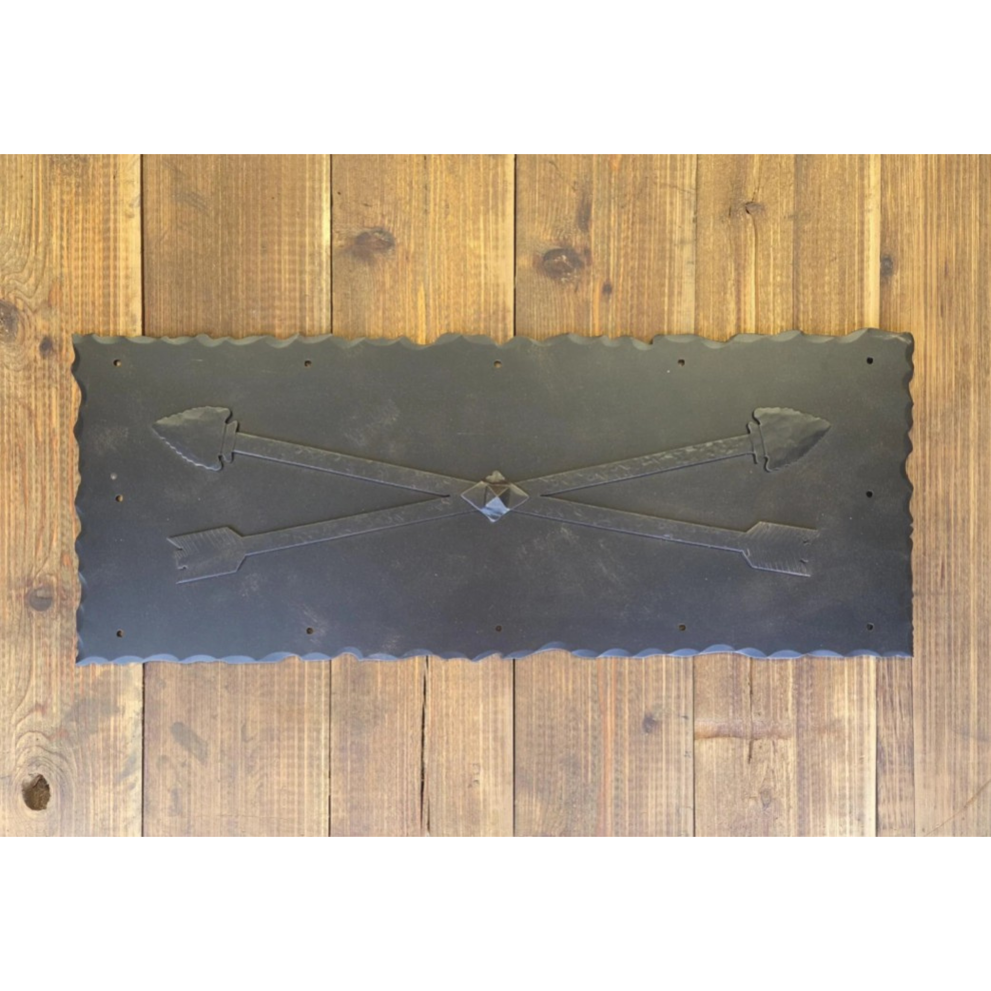 Authentic Arrowhead Iron Kick Plate