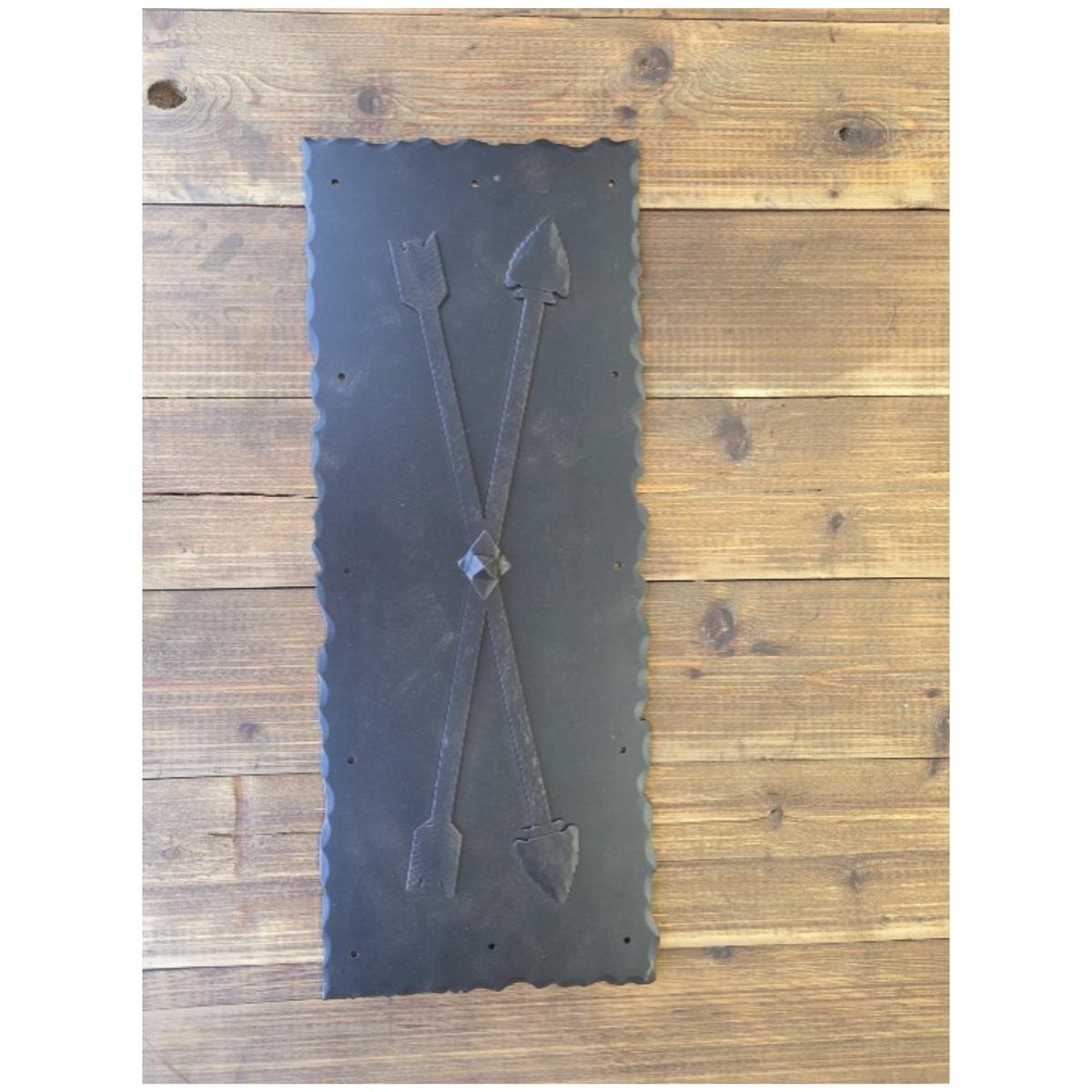 Authentic Arrowhead Iron Kick Plate