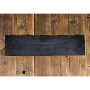 IN STOCK Tudor Revival Iron Kick Plate 28 1/2" x 8" - 28 1/2" / 8"