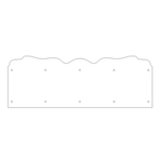 Early American Iron Kick Plate