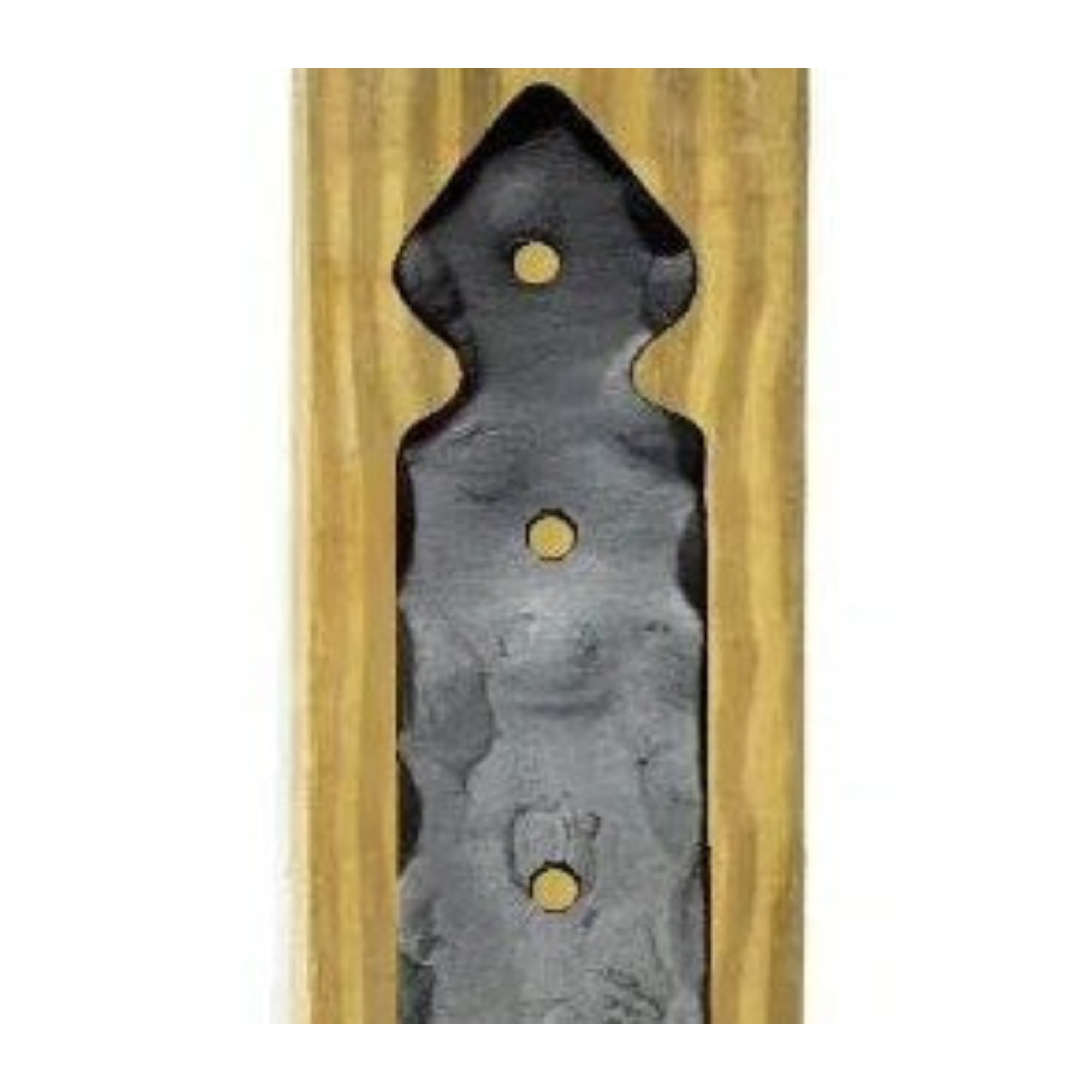 Rustic Iron Flush Mount Structural Post Base | Structural Post Bracket