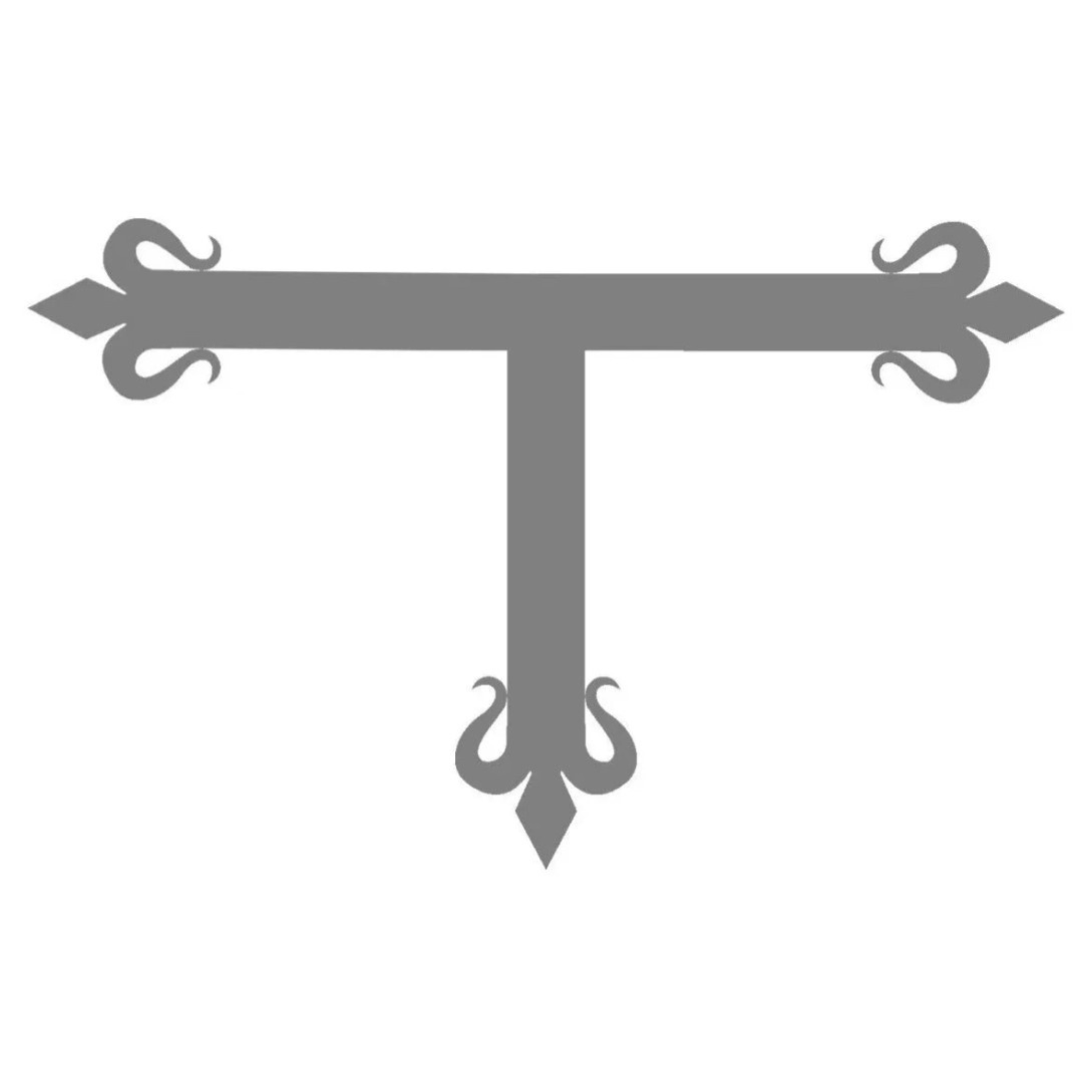 Spanish Mission Iron "T" Strap