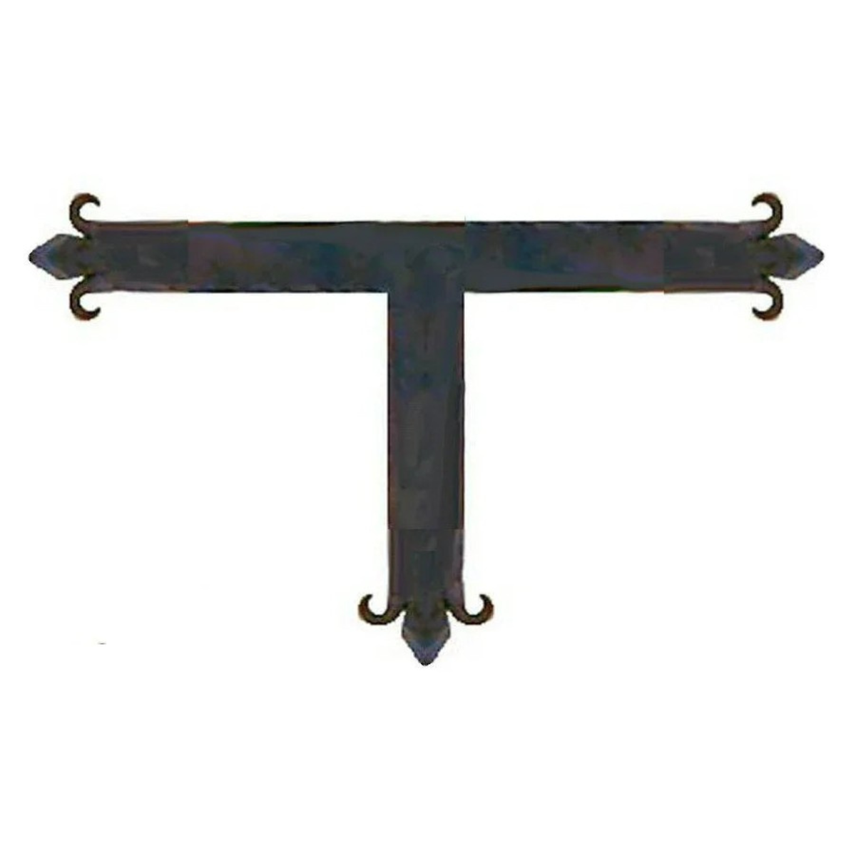 Authentic 15th Century Iron "T" Strap