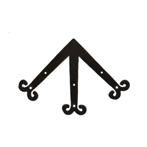 Middle Age Europe Iron Ridge Center Plate - 8" x 8"
