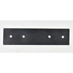 Placa recta de hierro liso
