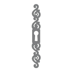 Finnish Folk Ironwork Escutcheon Plate
