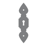 Tudor Escutcheon Plate