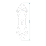 Gothic Cathedral Escutcheon Plate