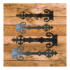 Renaissance Iron Faux Hinge Strap - 10"