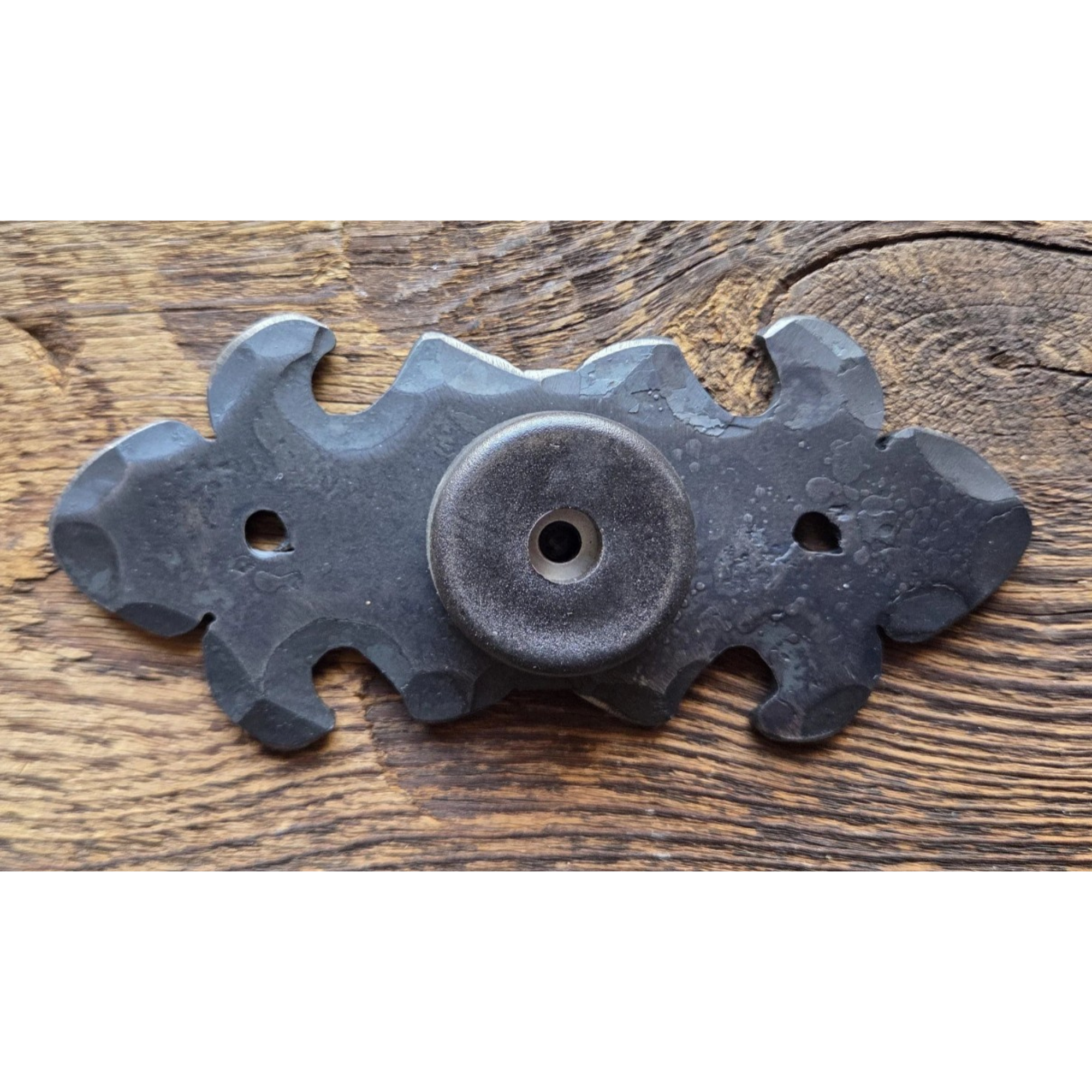 Arrêt de porte en fer Fleur de Lys britannique
