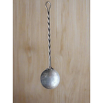 Hand Forged Twisted Steel Egg Spoon