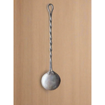 Hand Forged Twisted Steel Egg Spoon
