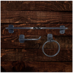 Iron Bathroom Accessories Traditional Set of 3 Hardware