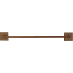 Hand Hammered Copper Towel Bar, Oil Rubbed Bronze Finish