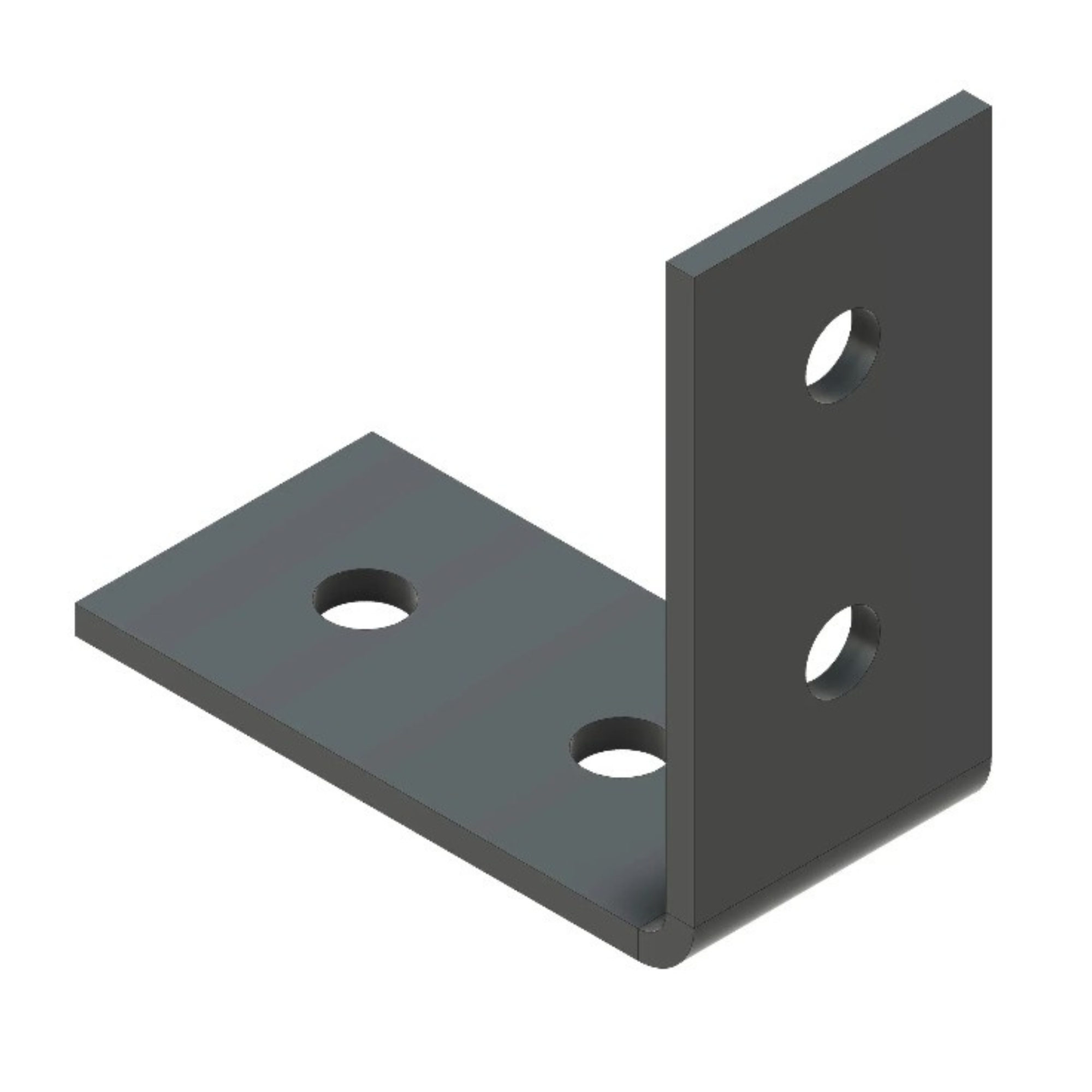 Plain Straight Iron Angle Brace