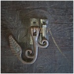 Old English Castle Iron Latch