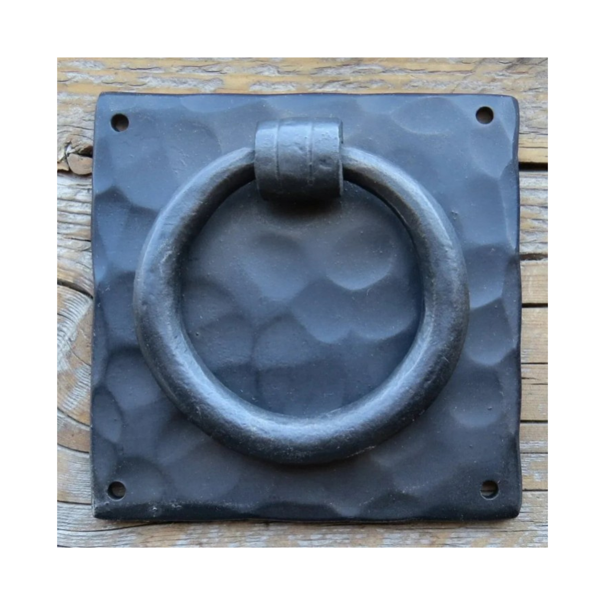 Plain Square Iron Ring Pull/Door Knocker