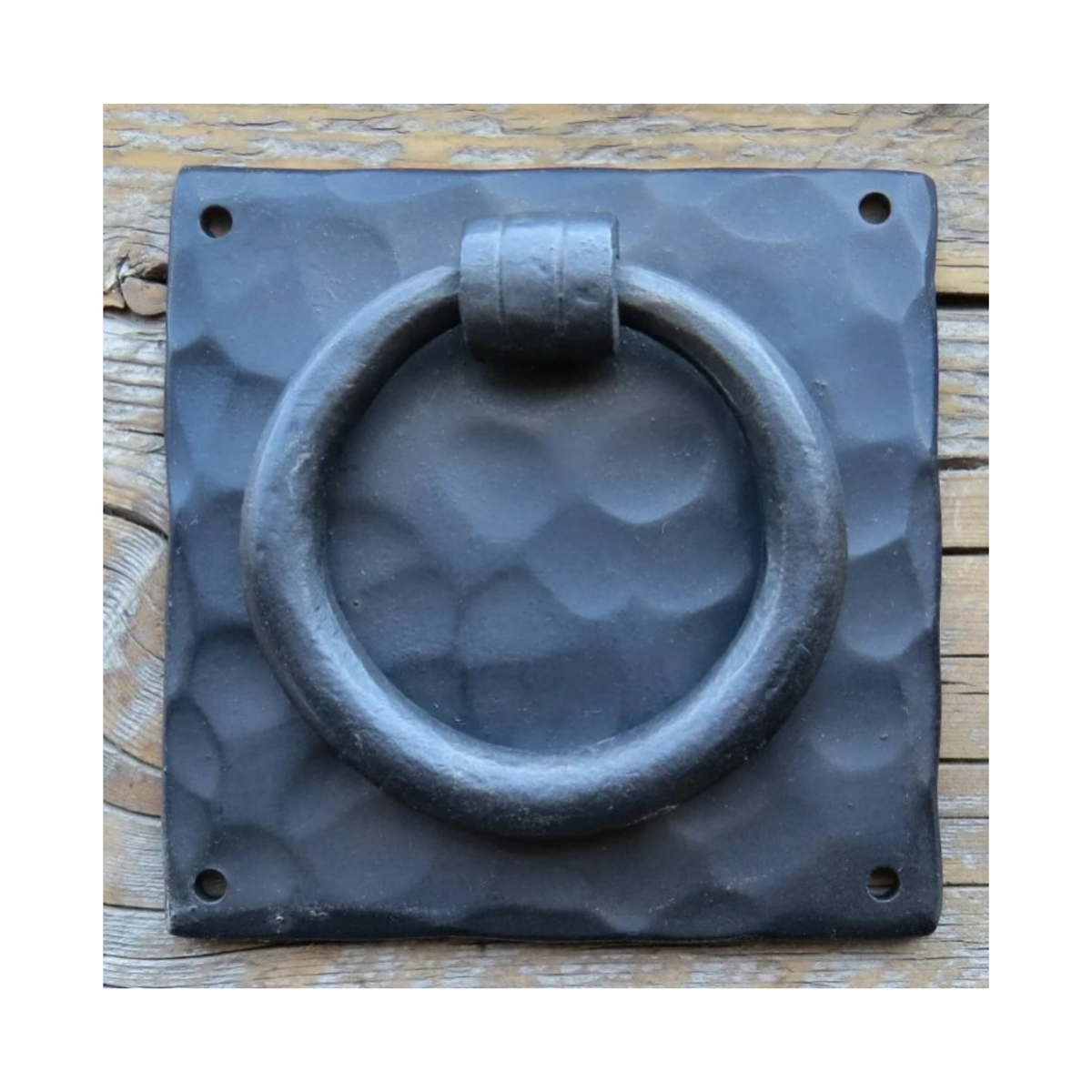 Plain Square Iron Ring Pull/Door Knocker