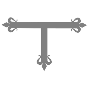 Spanish Mission Iron T Face Plate - 12" x 8"