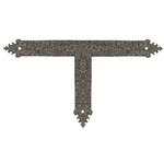 Ancient Persian Iron T Face Plate