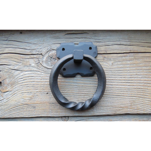Art Deco Door Knocker/Ring Pull - 2 3/4" x 2" x 3" / HCN-08 / Raw/Unfinished
