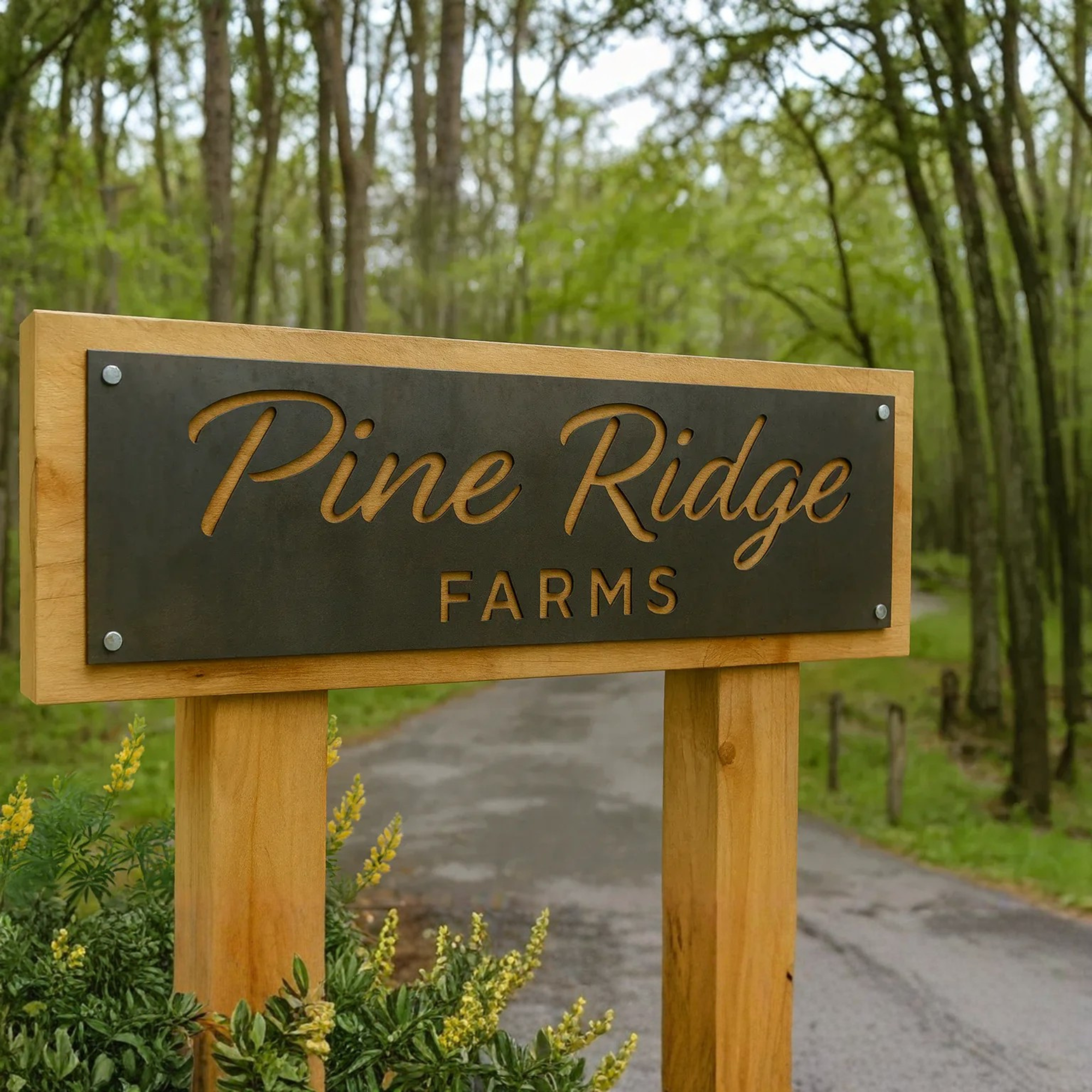 Custom Entry Sign - Rectangular