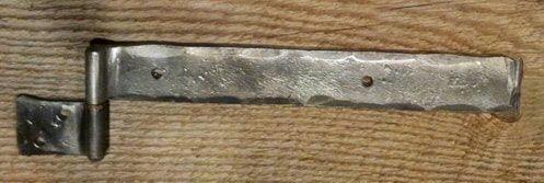 Plain Straight Iron XL Functioning Hinge Strap - Old West Iron
