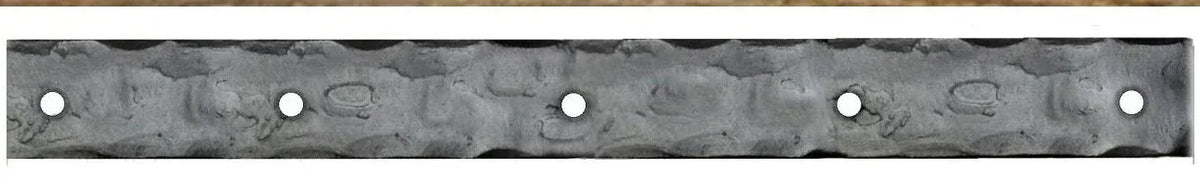 Plain Straight Iron XL Functioning Hinge Strap - Old West Iron