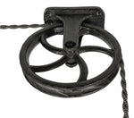 Pulley Wheel and Bracket - Cast Iron - 6"