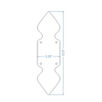 Rustic Iron Push Plate