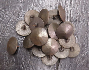 1 1/2" Rough Lot of 100 Clavos / Decorative Nail Heads - Old West Iron