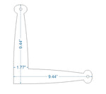 Revolutionary Iron "L" Strap - Old West Iron