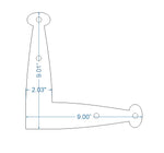Revolutionary Iron "L" Strap - Old West Iron
