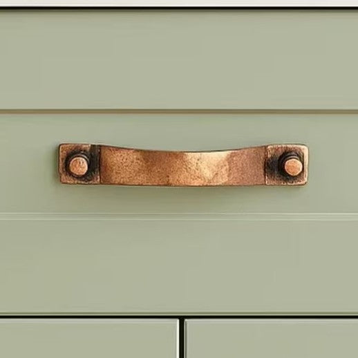 Tirette d'armoire en cuivre de 10 cm