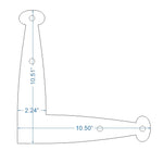 Revolutionary Iron "L" Plate - Old West Iron