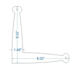 Revolutionary Iron "L" Plate - Old West Iron