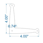 Revolutionary Iron "L" Plate - Old West Iron