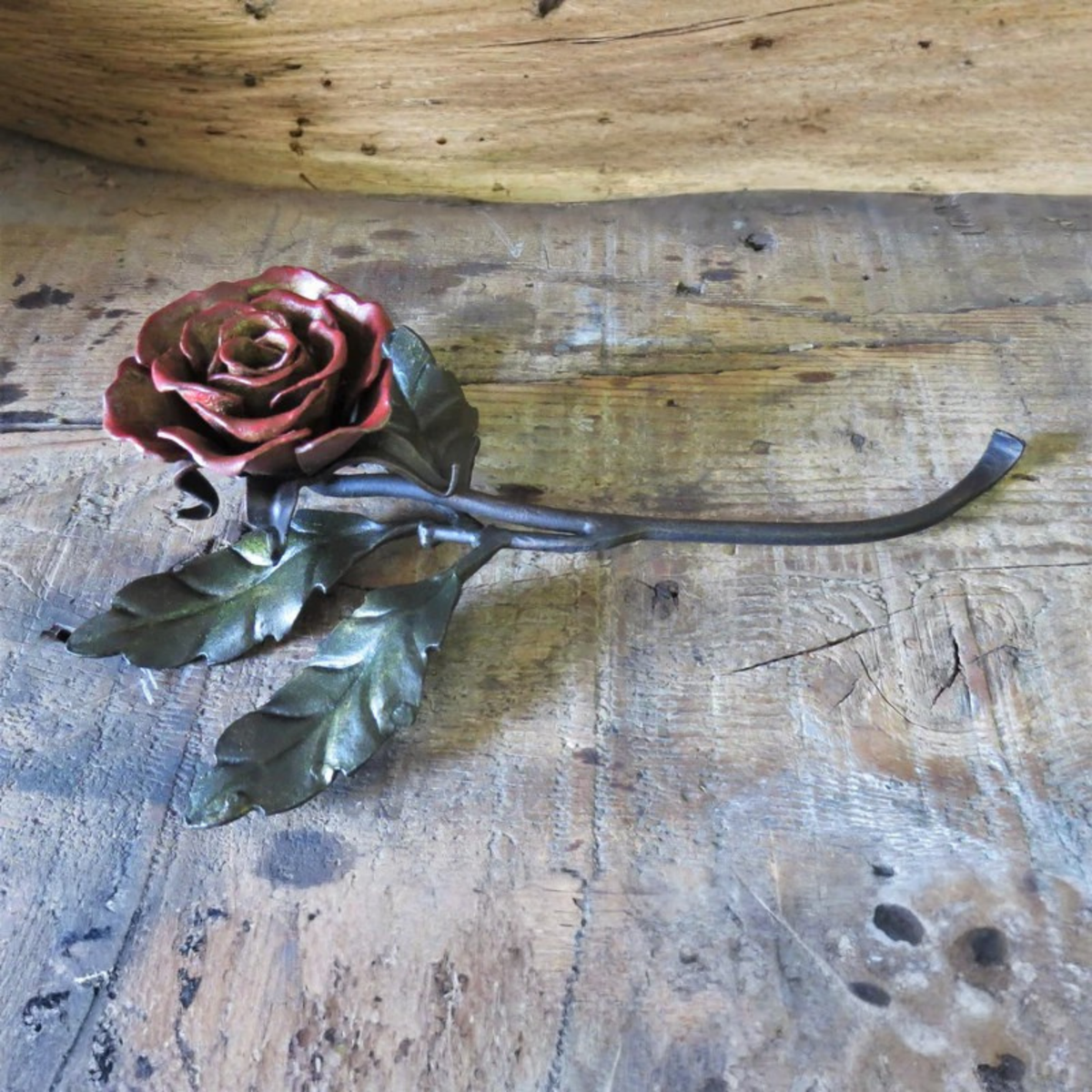 Classic Long Stem Iron Rose
