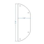 Tuscan Iron Push Plate