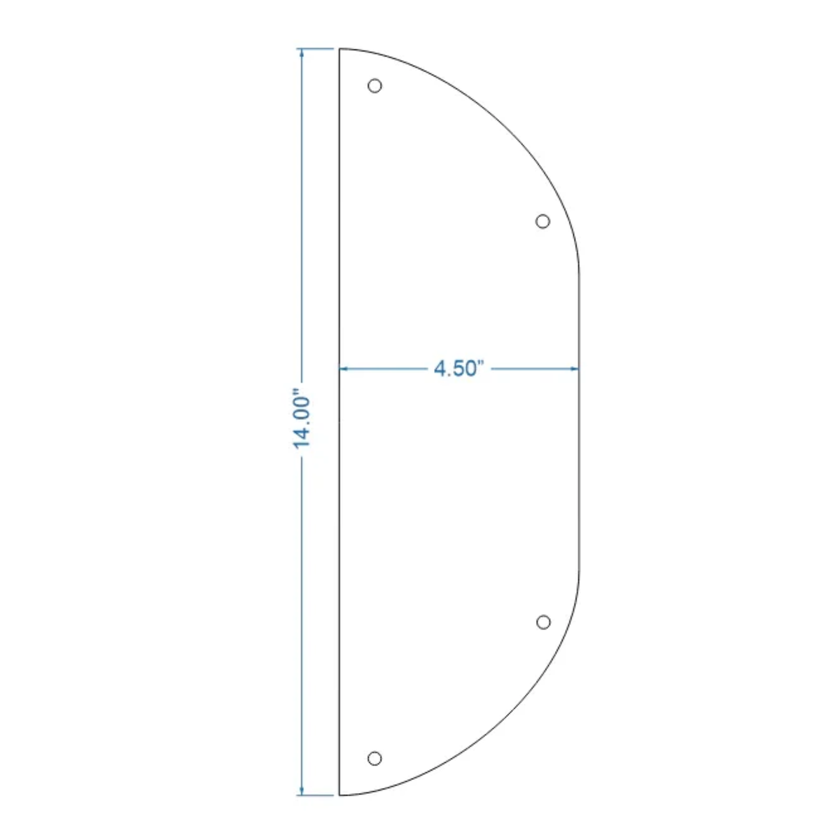 Tuscan Iron Push Plate