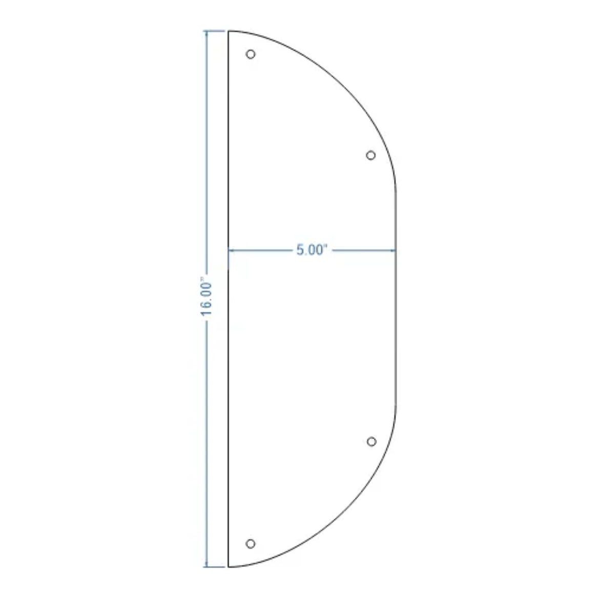 Tuscan Iron Push Plate