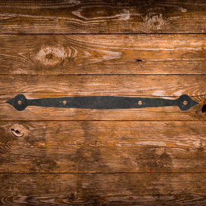 French Country Iron Straight Strap - Old West Iron