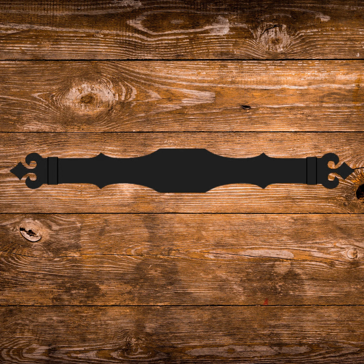 Baroque Iron Straight Strap - Old West Iron