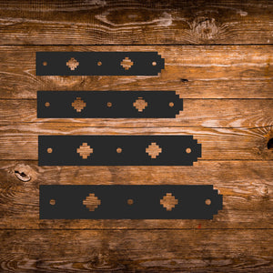 Santa Fe Iron Faux Hinge Strap - Old West Iron