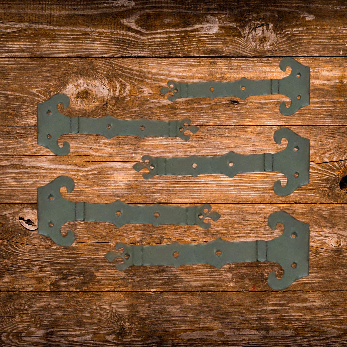 Baroque Iron Faux Hinge Strap - Old West Iron